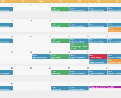 to our calendar
