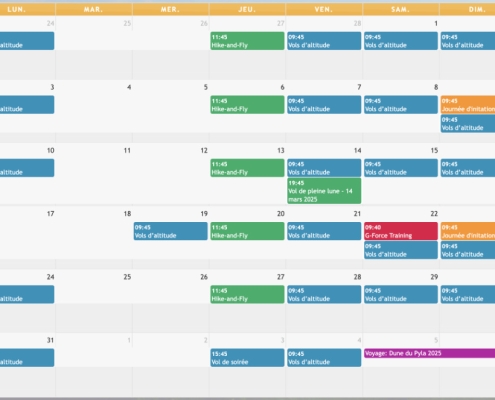 Au calendrier